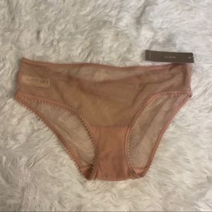 J.Crew Pink Hip Lace Panties NWT